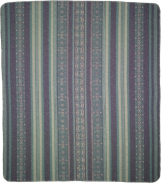 Picture of Denali Home Collection by Monterey Mills 60-Inch by 70-Inch Double-Sided MicroPlush Throw, Earthly Plum