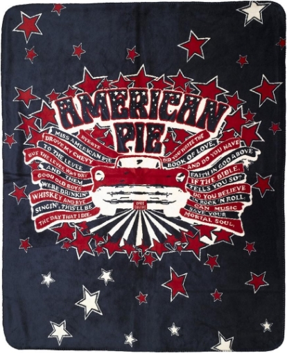 Picture of Denali Lyric Culture American Pie Acrylic Double-Sided Throw