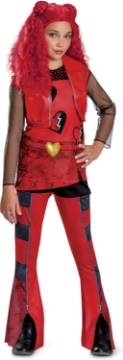 Picture of Descendants Red Costume for Kids, Official Disney Descendants The Rise of Red Costume Jumpsuit, Wig not Included