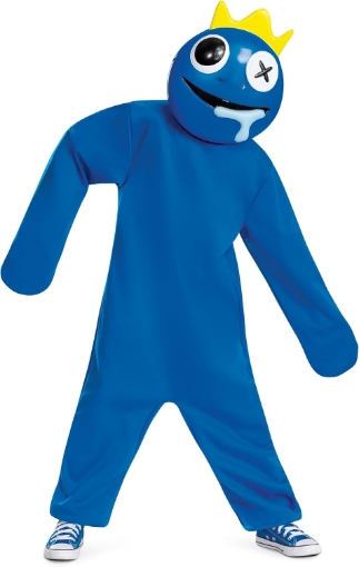 Picture of Disguise boys Blue Costume for Kids, Official Rainbow Friends Costume With Headpiece