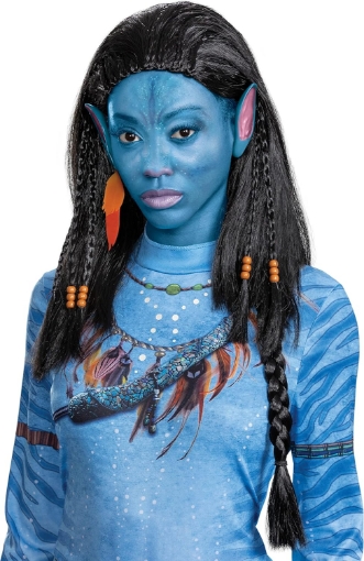 Picture of Disguise womens Neytiri Wig, Official Disney Avatar Halloween Accessory, Adult Size Costume Wig, As Shown, One Size US