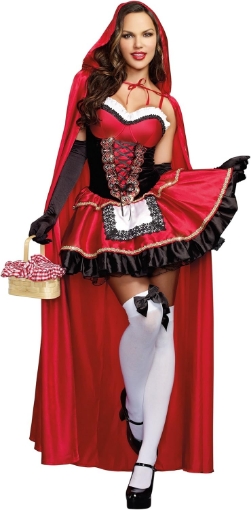 Picture of Dreamgirl Women's Red Riding Hood Costume, Adult Halloween Fashion