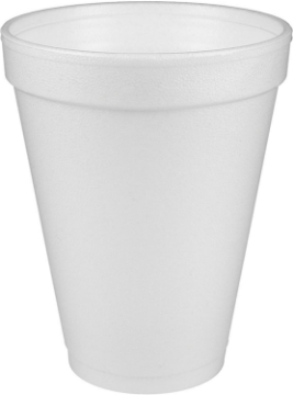 Picture of Drink 12J12 Foam Cups, 12oz, 25/Bag, 40 Bags/Carton