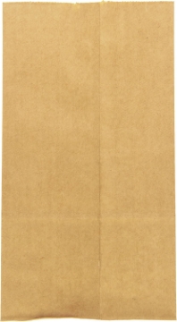 Picture of Duro ID# 6# Bulwark SOS Bag 52# Natural Kraft, Pack of 2/500 Piece, 6 in L x 3-5/8 in W x 11-1/16 in D, Brown