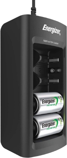 Picture of Energizer Recharge Universal Charger for NiMH Rechargeable AA, AAA, C, D, and 9V Batteries