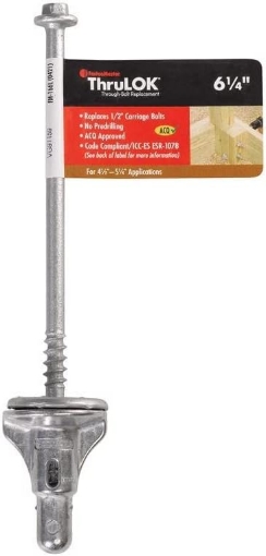 Picture of FASTENMASTER Fmthr614-indy Thrulok Lag Screw, 1/2 Inches X 6-1/4 Inches (Pack of 30)