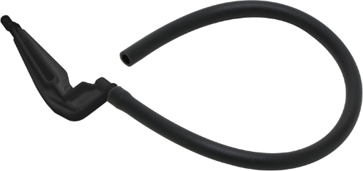 Picture of Fluidmaster 218 Toilet Refill Tube and Clip Replacement, For 100,200,200A, 400A and Most Other Valves , Black