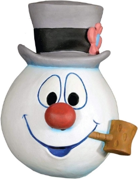 Picture of Frosty the Snowman Full Adult Costume Mask Frosty