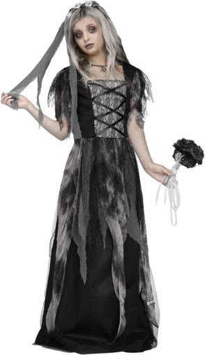 Picture of Fun World Cemetery Bride Child Costume