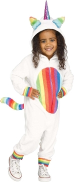 Picture of Fun World Girl's Rainbow Unicorn Toddler Costume