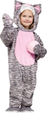 Picture of Fun World Toddler Striped Gray Kitten Costume
