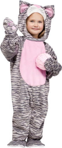 Picture of Fun World Toddler Striped Gray Kitten Costume