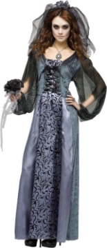Picture of Fun World Women's Monster Bride, Gray, Small/Medium
