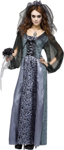 Picture of Fun World Women's Monster Bride, Gray, Small/Medium