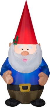 Picture of Gemmy Holiday Inflatables Airblown 4 Foot Christmas Gnome