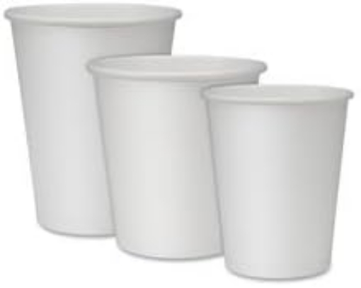 Picture of Genuine Joe Polyurethane-Lined Disposable Hot Cups, Single, 10 Oz, White, Pack Of 50