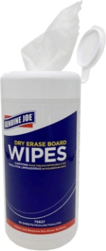 Picture of Genuine Joe, GJO75627, Dry Erase Board Cleaning Wipes, 1 Each, White