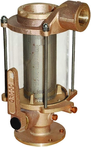 Picture of GROCO 3/4 Ball Valve/Seacock & Raw Water Strainer Combo