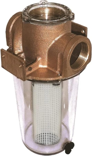 Picture of GROCO ARG-500 Series 1/2 Raw Water Strainer w/Non-Metallic Plastic Basket