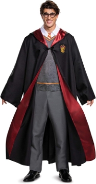 Picture of Harry Potter Costume for Men, Deluxe Wizarding World Adult Size Dress Up Character Outfit