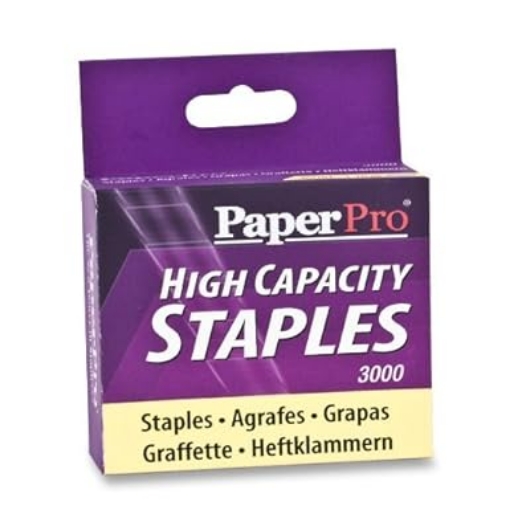 Picture of High-Capacity Staples, 3/8" Leg Length, 3000/Box
