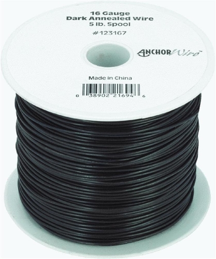 Picture of Hillman 830 ft. L Black Annealed Steel 18 Ga. Mechanics Wire