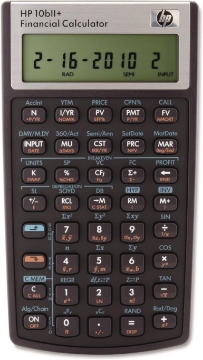 Picture of HP 2716570 10bII+ Financial Calculator, 12-Digit LCD