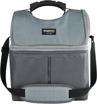 Picture of Igloo Gripper Soft Sided Cooler Bag, Insulted Dual Compartment Lunch Cooler
