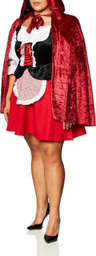 Picture of In Character Costumes, LLC Red Riding Hood Adult Peasant Dress