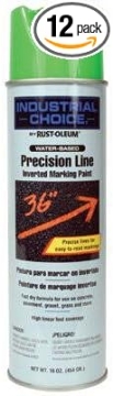 Picture of Industrial Choice M1600/M1800 System Precision-Line Fluorescents Green Inverted Marking Paint [Set of 12]