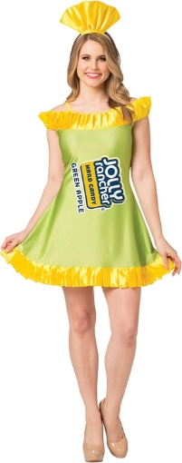 Picture of Jolly Rancher Green Apple Candy Costume Dress Adult Womens Hershey’s Size M/L