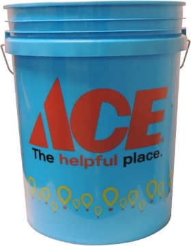 Picture of Leaktite 5 gal. CMN Bucket WHITE/RED - Case of: 10