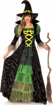Picture of Leg Avenue Women's 2 Piece Storybook Witch Costume