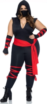 Picture of Leg Avenue Women's 4 Pc Deadly Ninja Costume