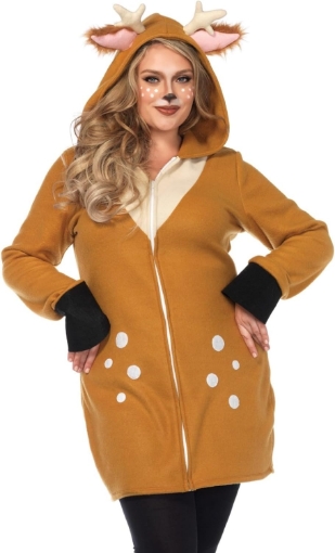 Picture of Leg Avenue Women's Hooded Cozy Fawn Halloween Costume