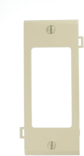Picture of Leviton PSC26-T 1-Gang Decora/GFCI Device Wallplate, Sectional, Thermoplastic Nylon, Device Mount Center Panel, Light Almond