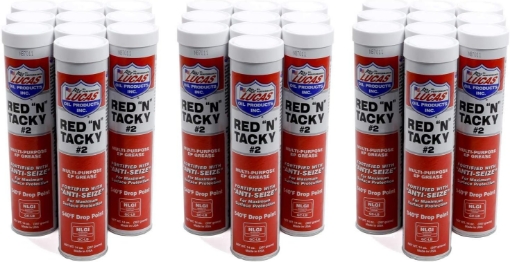 Picture of Lucas Oil 10005-30 Red-N-Tacky Grease - 14 oz. Tube, (Case of 30)