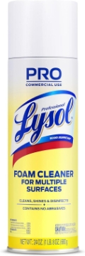 Picture of Lysol Professional Foam Cleaner for Multiple Surfaces, 24 Ounce