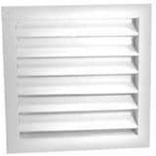 Picture of Master Flow 12 in. W x 12 in. L White Aluminum Wall Louver