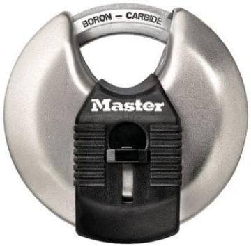 Picture of Master Lock 1-1/2 in. H x 1 in. W x 2-3/4 in. L Steel Dual Ball Bearing Locking Disk Padlock 1 pk