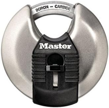 Picture of Master Lock 1-1/2 in. H x 1 in. W x 2-3/4 in. L Steel Dual Ball Bearing Locking Disk Padlock 1 pk