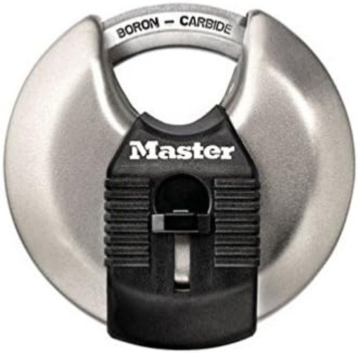 Picture of Master Lock 1-1/2 in. H x 1 in. W x 2-3/4 in. L Steel Dual Ball Bearing Locking Disk Padlock 1 pk
