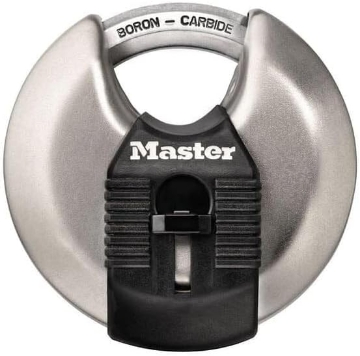 Picture of Master Lock 1-1/2 in. H x 1 in. W x 2-3/4 in. L Steel Dual Ball Bearing Locking Disk Padlock 1 pk