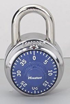 Picture of Master Lock 1506D Blue Combination Padlocks