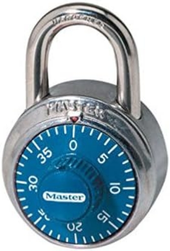 Picture of Master Lock 1506D Blue Combination Padlocks