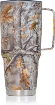 Picture of Maxam XPAC 64 Ounce Double Vacuum Wall Stainless Steel Tumbler with Lid, Stainless Steel With Handle, Camo, Fits In A 4 Inch Wide Beverage Holder
