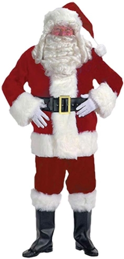 Picture of Men's Santa Suit Deluxe Velvet, Adult 2X (40 - 48)