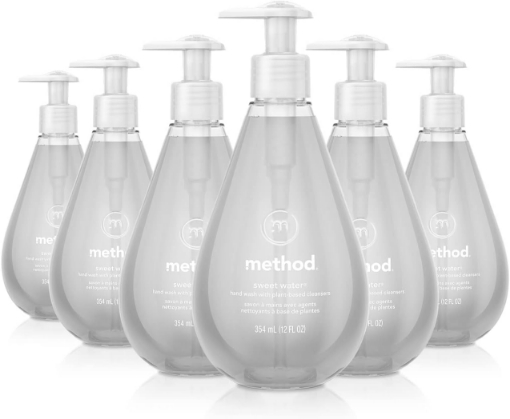 Picture of Method Gel Hand Soap, Sweet Water, Biodegradable Formula, 12 fl oz (Pack of 6)