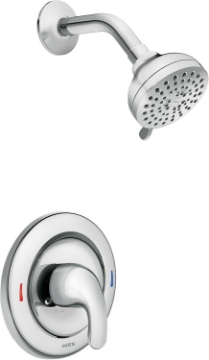 Picture of Moen Adler Chrome One-Handle Tub & Shower Faucet Multi-Function Showerhead, 82604