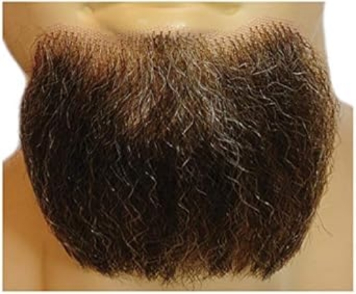 Picture of Morris Costumes Beard 3 Pt Syn L C Bn Gy 38